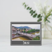 Stadtarchitektur Tiflis Georgia Postkarte (Stehend Vorderseite)