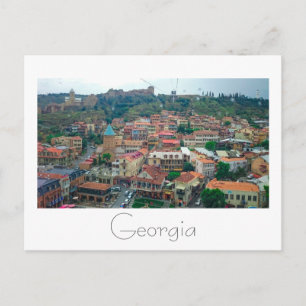 Stadtarchitektur Tiflis Georgia Postkarte