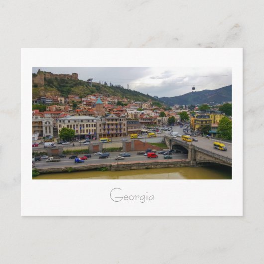 Stadtarchitektur Tiflis Georgia Postkarte (Vorderseite)