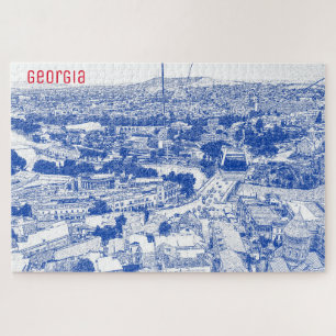 Stadtarchitektur Tiflis Georgia Puzzle