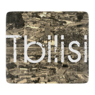 Stadtarchitektur Tiflis Georgia Schneidebrett