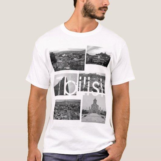 Stadtarchitektur Tiflis-Georgien T-Shirt (Vorderseite)
