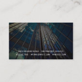 Stadtarchitektur-Visitenkarte Visitenkarte (Rückseite)