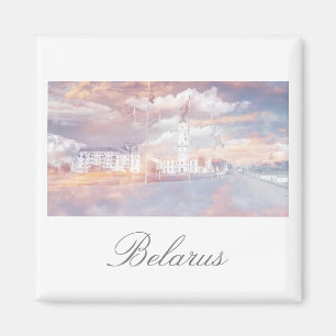 Stadtarchitektur von Belarus - Mogilev Magnet