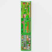 Stadtbahn-Landstraße für Autos 2.5x12 Banner (Vertikal)