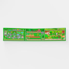 Stadtbahn-Landstraße für Autos 2.5x12 Banner