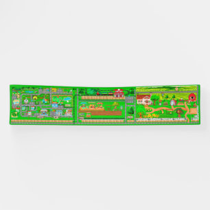 Stadtbahn-Landstraße für Autos 2.5x12 Banner