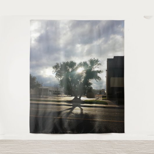 Stadtbaum Wandteppich (Vorderseite)