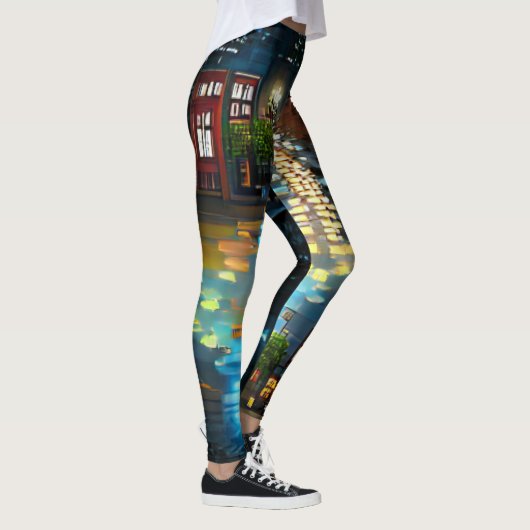 Stadtbeleuchtung Leggings (Rechts)