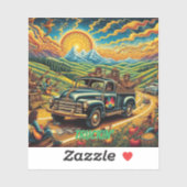 Stadtbesichtigung Aufkleber (Blatt)