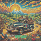 Stadtbesichtigung Aufkleber (Vorderseite)