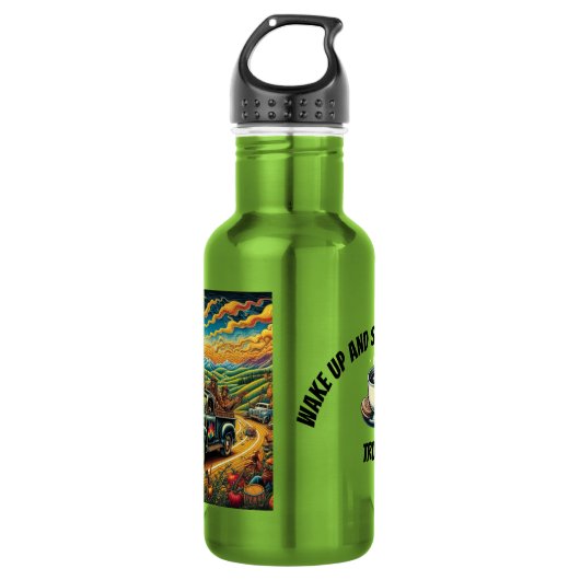 Stadtbesichtigung Edelstahlflasche (Vorderseite)