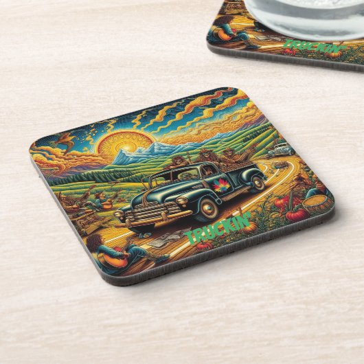 Stadtbesichtigung Getränkeuntersetzer (Linke Seite)