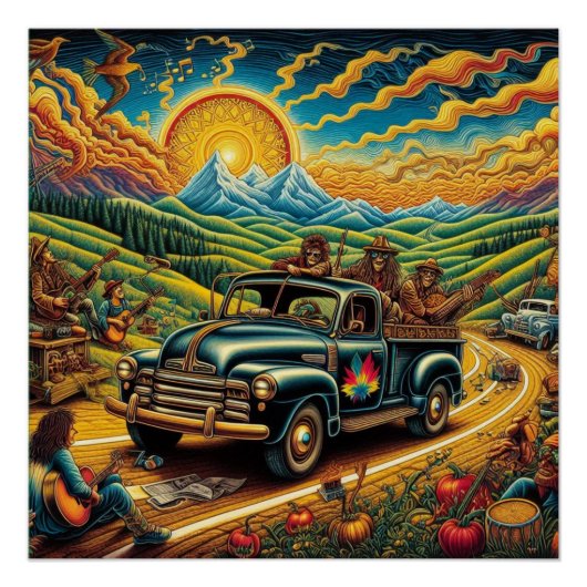 Stadtbesichtigung Poster (Vorderseite)