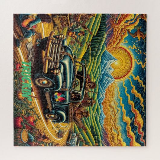 Stadtbesichtigung Puzzle (Horizontal)