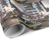 Stadtbesichtigung von Tokio Geschenkpapier (Rolleneckpunkt)