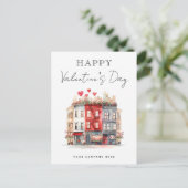 Stadtbezirk Valentine's Day Real Anwesen Feiertagspostkarte (Stehend Vorderseite)