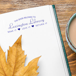 Stadtbibliothek Lies es Liebe es Gib es zurück Permastempel