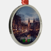 Stadtbild Amsterdam Ornament Aus Metall (Rechts)