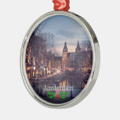 Stadtbild Amsterdam Ornament Aus Metall (Links)