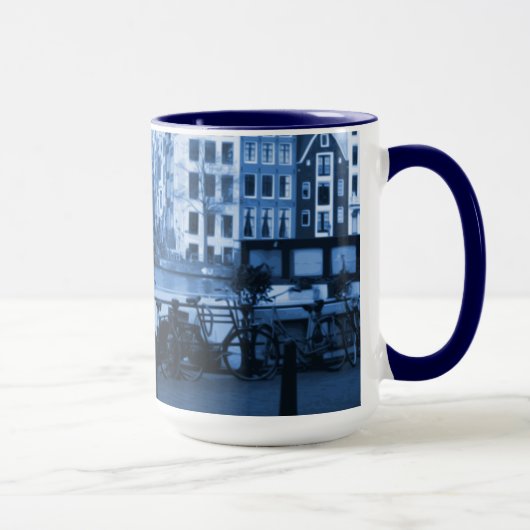 Stadtbild Amsterdams Holland Delft-Blueware-Blick Tasse (Rechts)