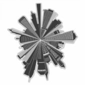 Stadtbild Aufkleber (Vorderseite)