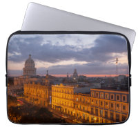 Stadtbild bei Sonnenuntergang, Havanna, Kuba