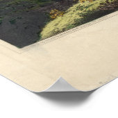 Stadtbild Bridgeport, Connecticut im Jahr 1857 Poster (Ecke)