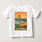 Stadtbild California Blickfang Vector Design Baby T-shirt (Vorderseite)