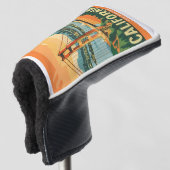 Stadtbild California Blickfang Vector Design Golf Headcover (3/4 Vorderseite)