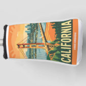 Stadtbild California Blickfang Vector Design Golf Headcover (Vorderseite)
