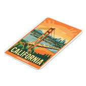 Stadtbild California Blickfang Vector Design Magnet (Linke Seite)