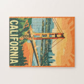 Stadtbild California Blickfang Vector Design Puzzle (Horizontal)