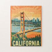 Stadtbild California Blickfang Vector Design Puzzle (Vertikal)