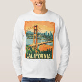 Stadtbild California Blickfang Vector Design T-Shirt (Vorderseite)