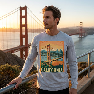 Stadtbild California Blickfang Vector Design T-Shirt