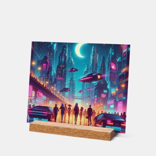 Stadtbild: Der Depeche-Modus Lasse mich nie wieder Acrylschild (Winkel)