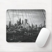 Stadtbild durch Brückenkabel Mousepad (Mit Mouse)