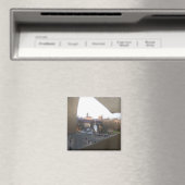 Stadtbild durch gecracktes Panel Magnet (In Situ (Geschirrspüler))