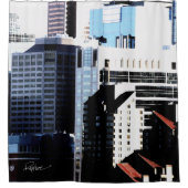 Stadtbild-Duschvorhang Duschvorhang (Vorderseite)