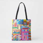 Stadtbild Farben Tasche (Vorderseite)
