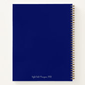 Stadtbild für NachtNotebook Notizblock (Rückseite)