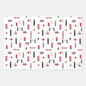 Stadtbild Geschenkpapier Set (Vorderseite)