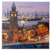 Stadtbild Hamburg Fliese (Vorderseite)