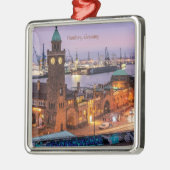 Stadtbild Hamburg Ornament Aus Metall (Links)