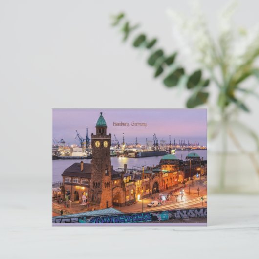 Stadtbild Hamburg Postkarte (Stehend Vorderseite)
