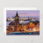 Stadtbild Hamburg Postkarte (Vorne/Hinten)
