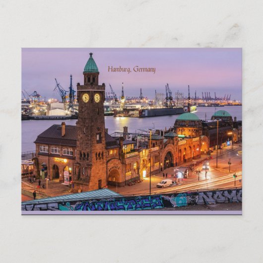 Stadtbild Hamburg Postkarte (Vorderseite)