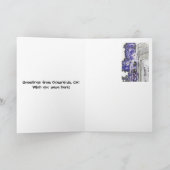 Stadtbild im Ozeanufer, CA Karte (Innenseite)