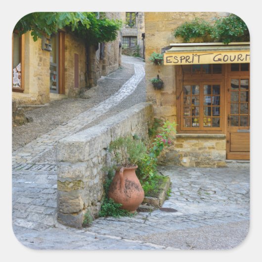 Stadtbild in Dordogne, Aufkleber in Frankreich (Vorderseite)